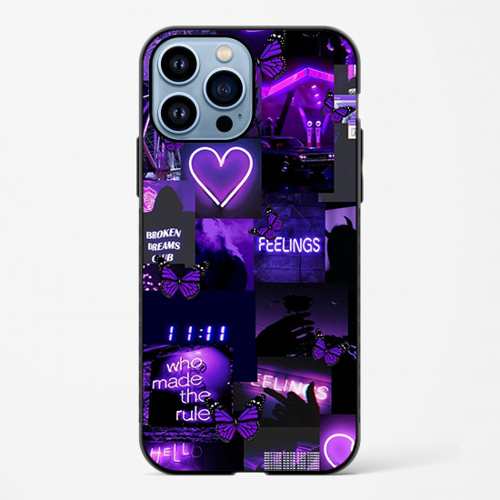 Aesthetic Purple Feelings Glossy Case