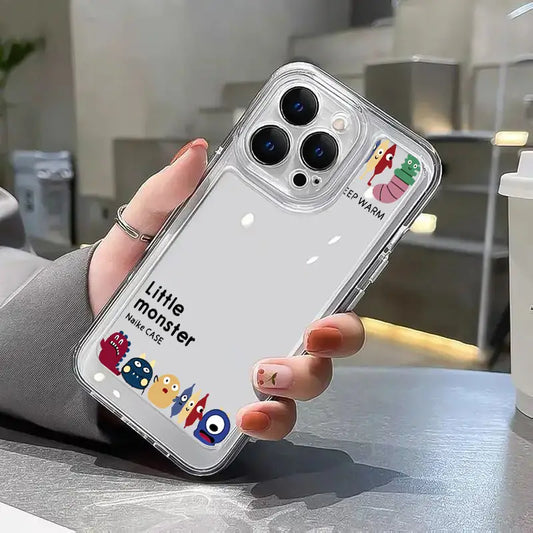 Anime Pattern Clear Acrylic Case