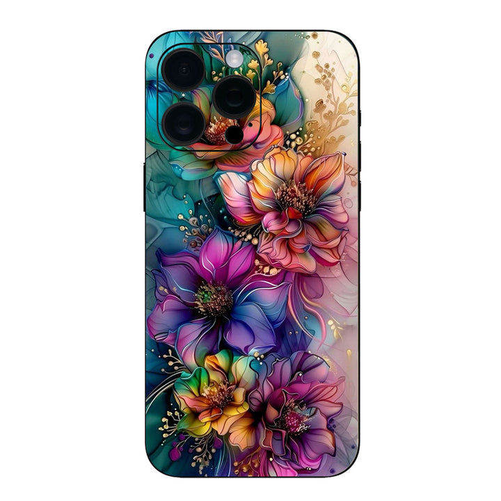 Flowers Color Burst Mobile Skin