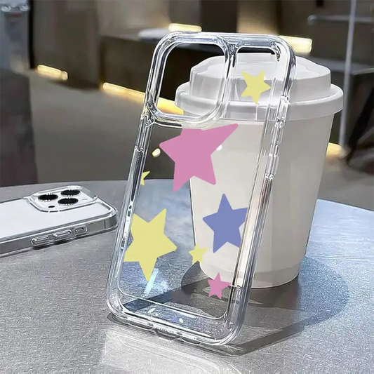 Artistic Hearts Clear Acrylic Case