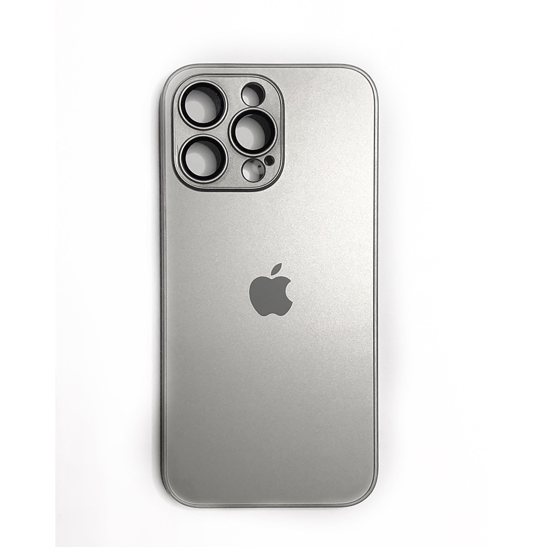 Natural Titanium AG Premium Glass Case