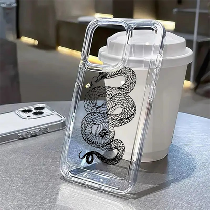 Black Snake Clear Acrylic Case