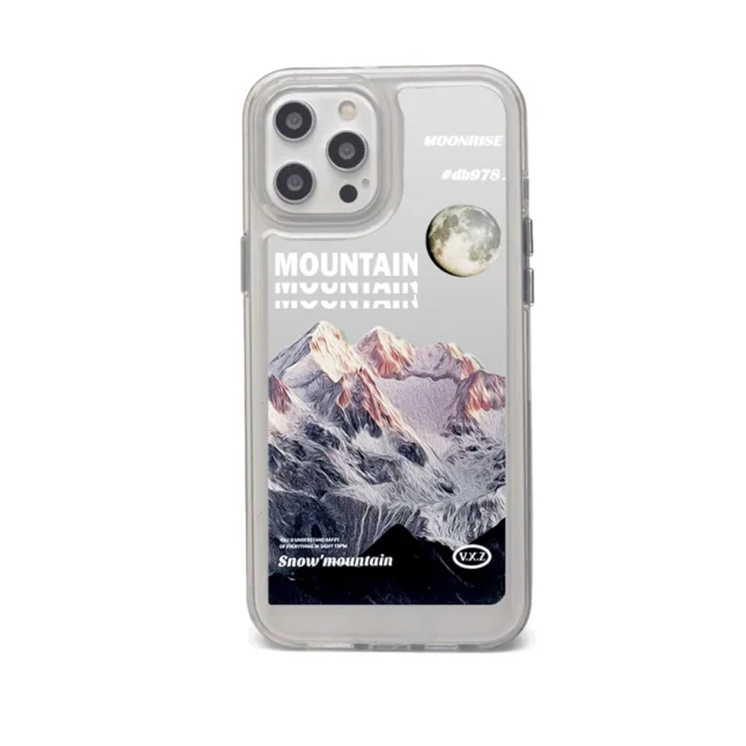Mountains in Snow Acrylic Case