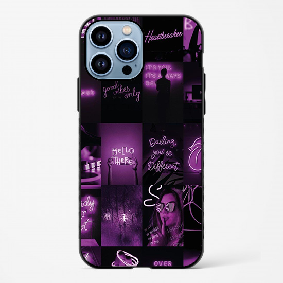 Good vibes pink Glossy Case