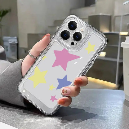 Artistic Hearts Clear Acrylic Case