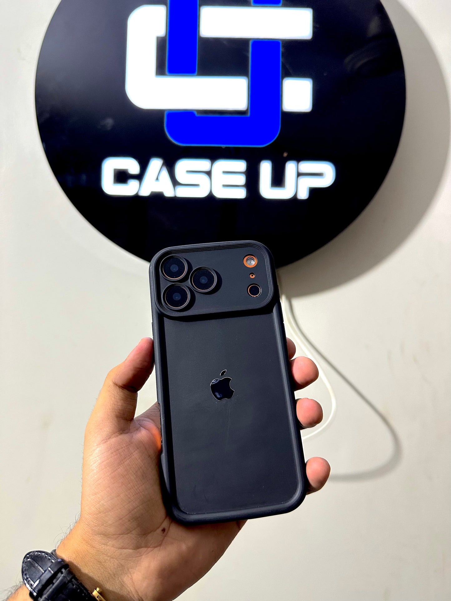 New Solid Simple Silicone Case With Apple Logo