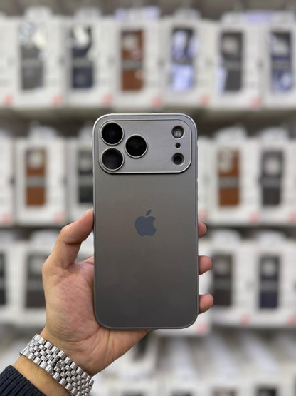 Natural Titanium AG Premium Glass Case