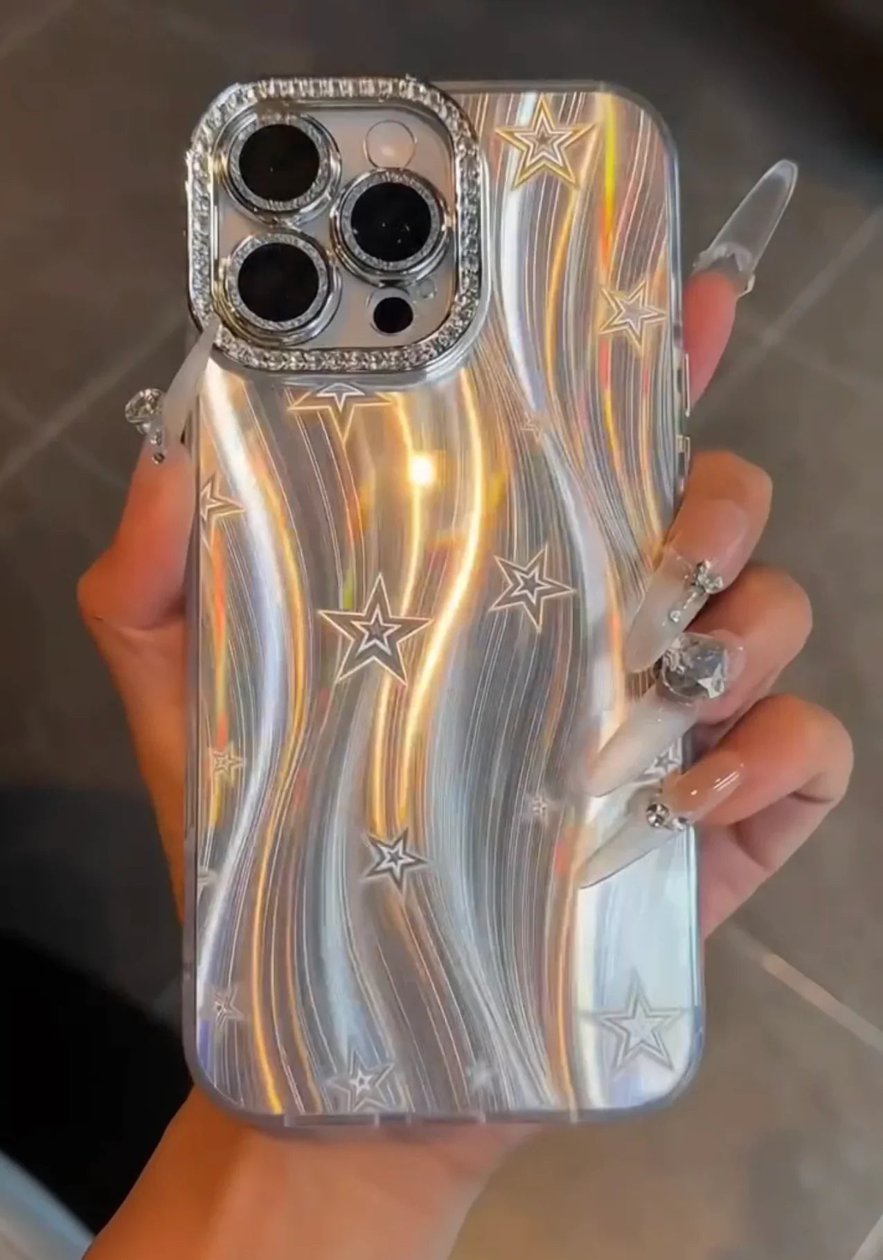 Premium Quality Star ⭐️ Diamond 💎 Bling Case with Lens Protection