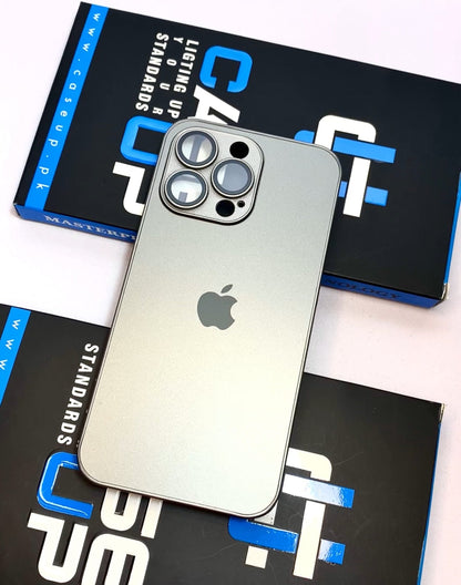 Natural Titanium AG Premium Glass Case