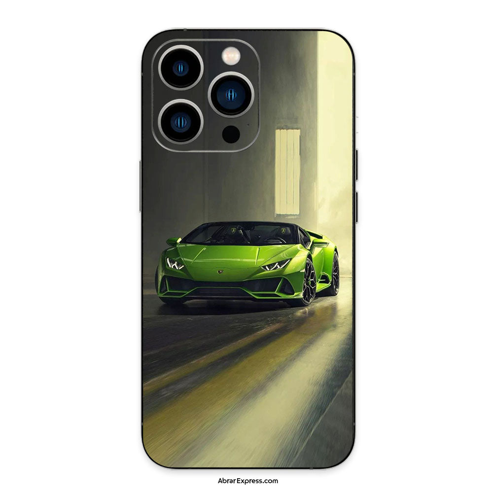 Green Car Art Premium Skin