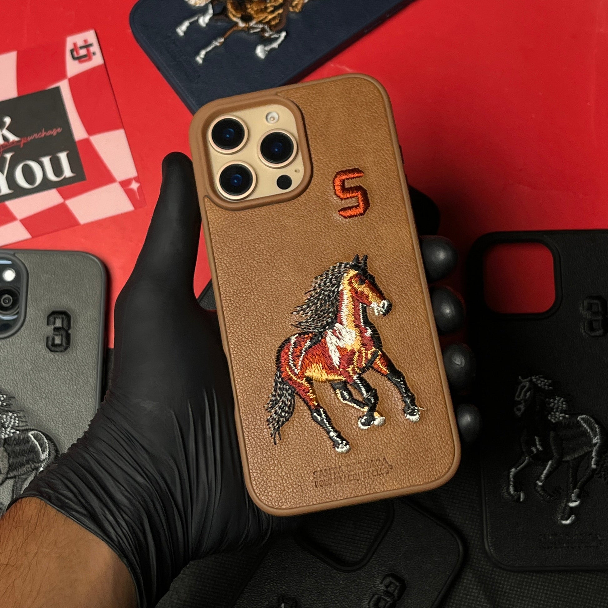 Premium 3D Embroidered Santa Barbara Polo Case