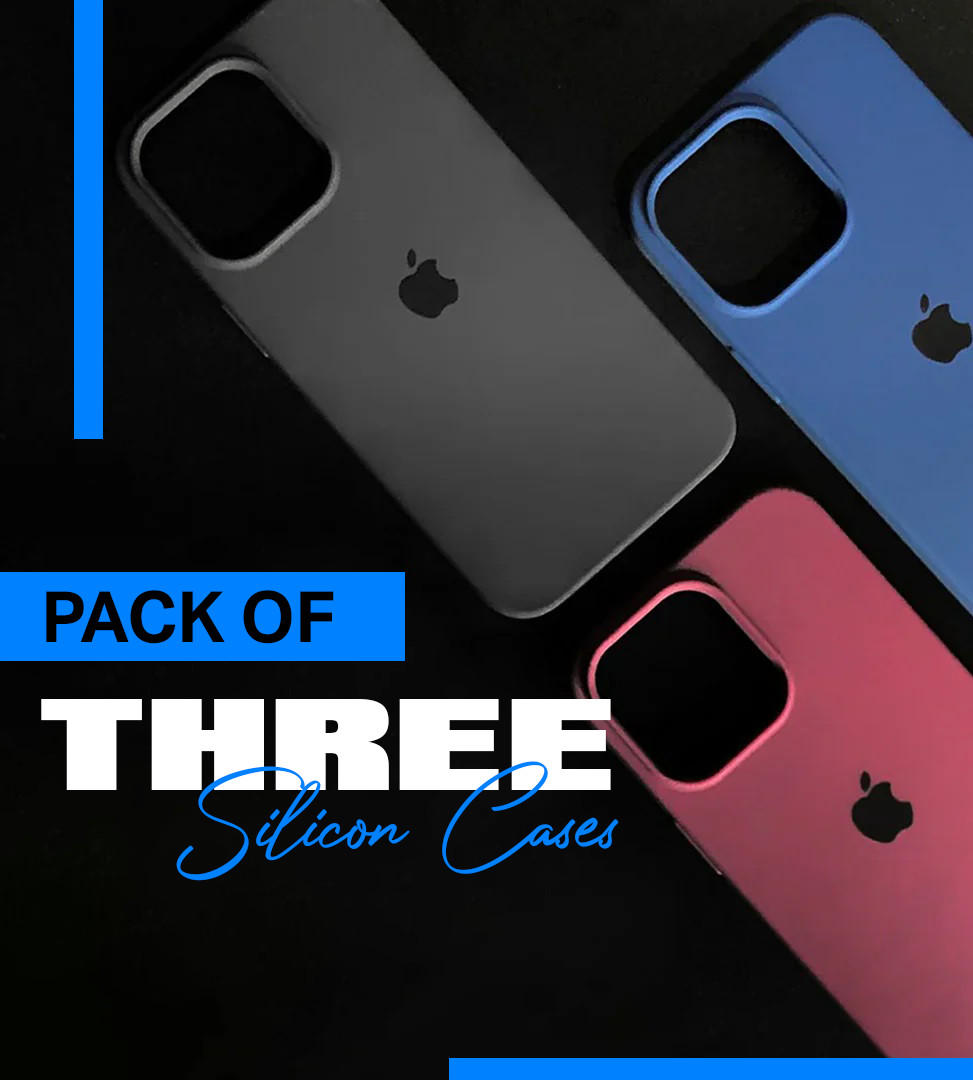 Pack of Three Silicon Cases