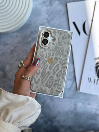 New Leapord Luxe Case With Apple Logo Premium Quality🐆🌸