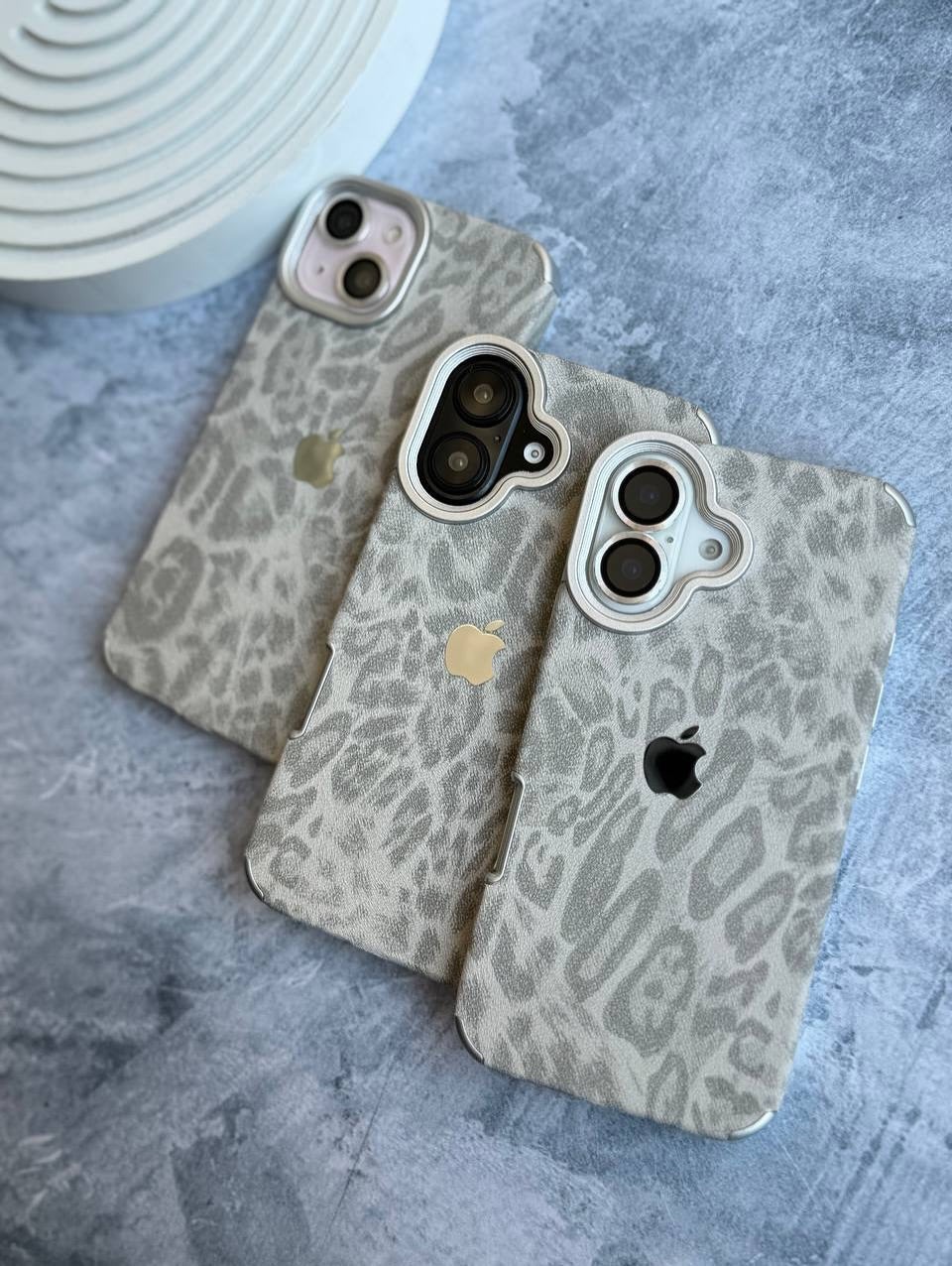 New Leapord Luxe Case With Apple Logo Premium Quality🐆🌸