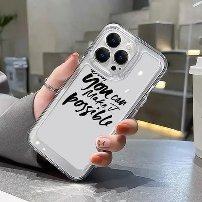 You can make it possible Clear Acrylic Case