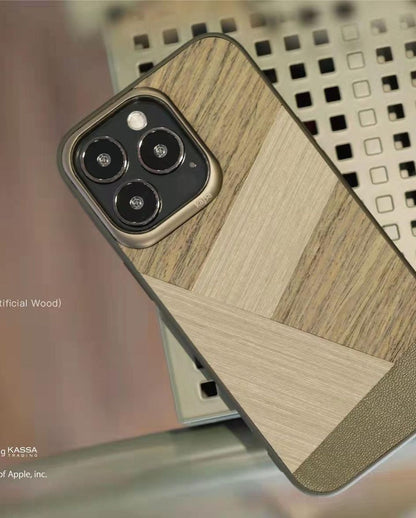 Kajsa Premium Wooden Texture Case (iPhone 15 series)