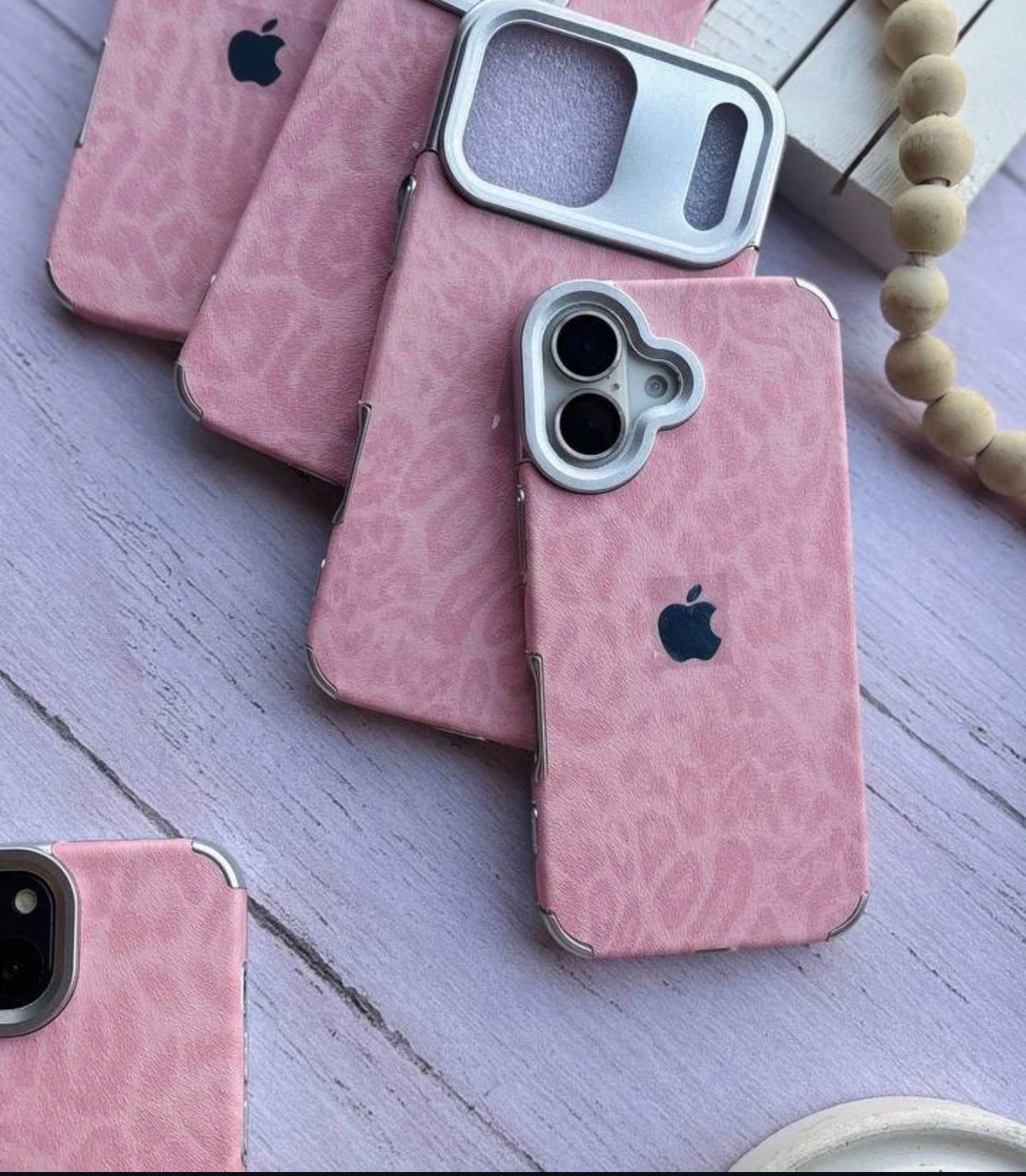 New Leapord Luxe Case With Apple Logo Premium Quality🐆🌸