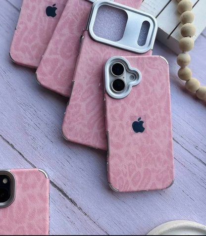 New Leapord Luxe Case With Apple Logo Premium Quality🐆🌸