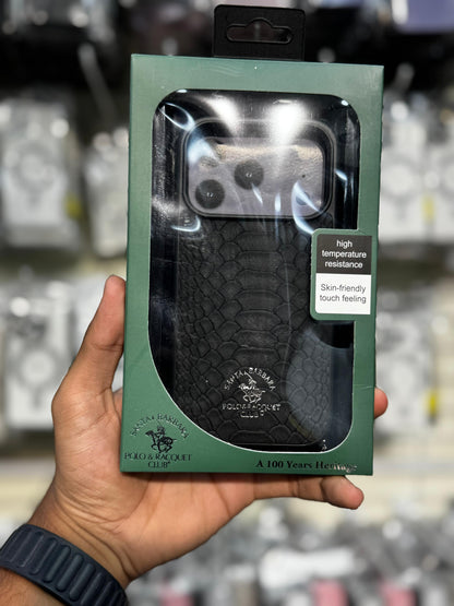 Polo Crocodile Leather Case With Box Packing Premium Quality🐊