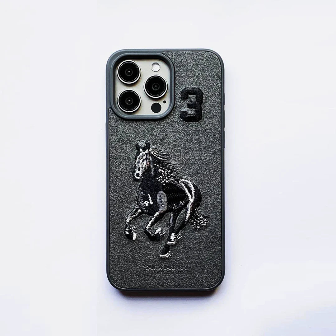 Premium 3D Embroidered Santa Barbara Polo Case