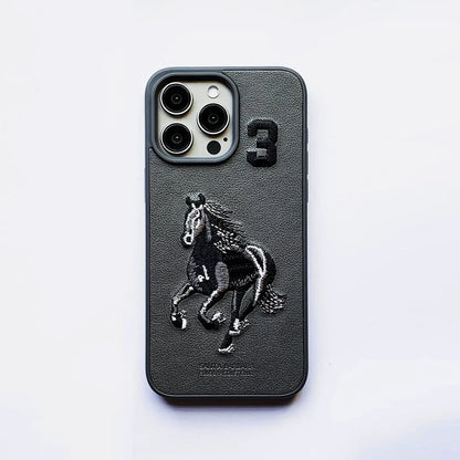 Premium 3D Embroidered Santa Barbara Polo Case