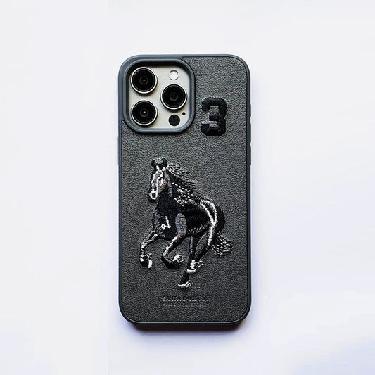 Premium 3D Embroidered Santa Barbara Polo Case