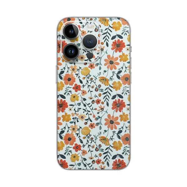 Transparent Floral Jelly Mobile Skin