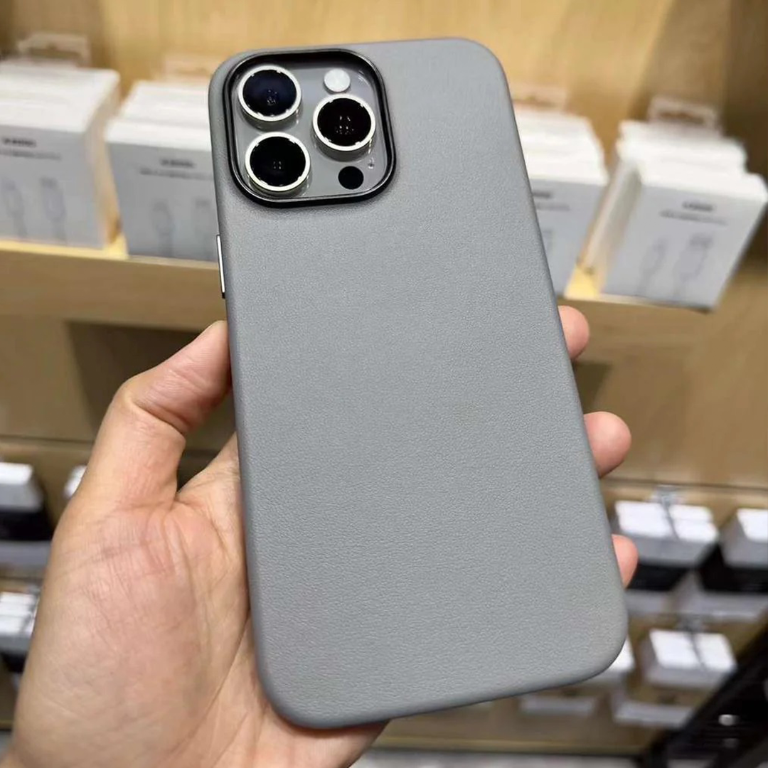 KDOO Premium Leather Case - Titanium